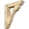 Ekena Millwork Olympic Slat Rough Sawn Bracket w/ Offset Brace, Douglas Fir, 8"W x 36"D x 40"H BKT0806X36X40OLY06RDF - alternate 1
